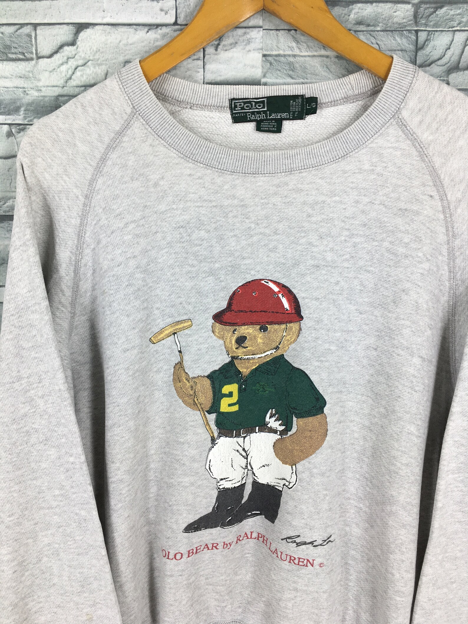 Polo Ralph Lauren Polo Bär Pullover Groß Vintage 90er Jahre Etsy