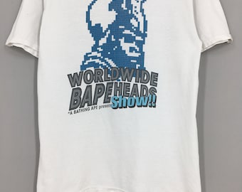 BAPE Sport Graphic L/S Tee White