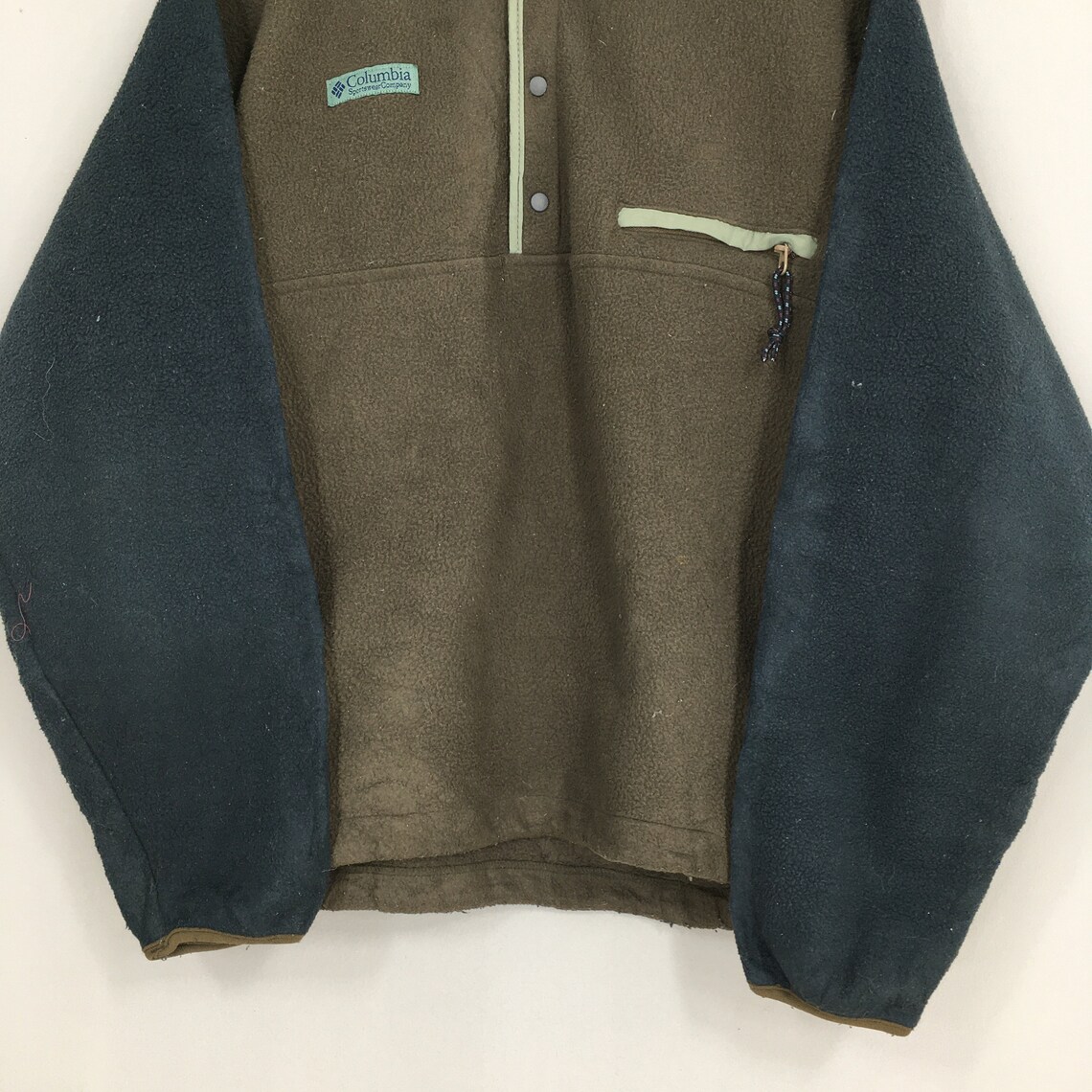 Vintage 90's Columbia Sportswear Fleece Jacket Large Etsy