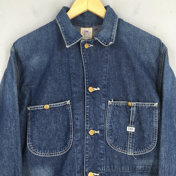 90s WORK MRK DENIM プルオーバー デニムジャケット L シャツ Vintage 90's Lee Sanforized Denim Worker Jacket Medium Lee Jeans