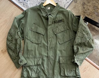 ベトナム戦争時代の本物のヴィンテージ、米陸軍ジャングルファティーグ