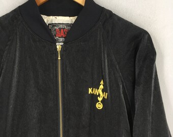 kansai man 90s vintage ベルベット刺繍ブルゾン 2025年最新】kanSai man スタジャンの人気アイテム - メルカリ