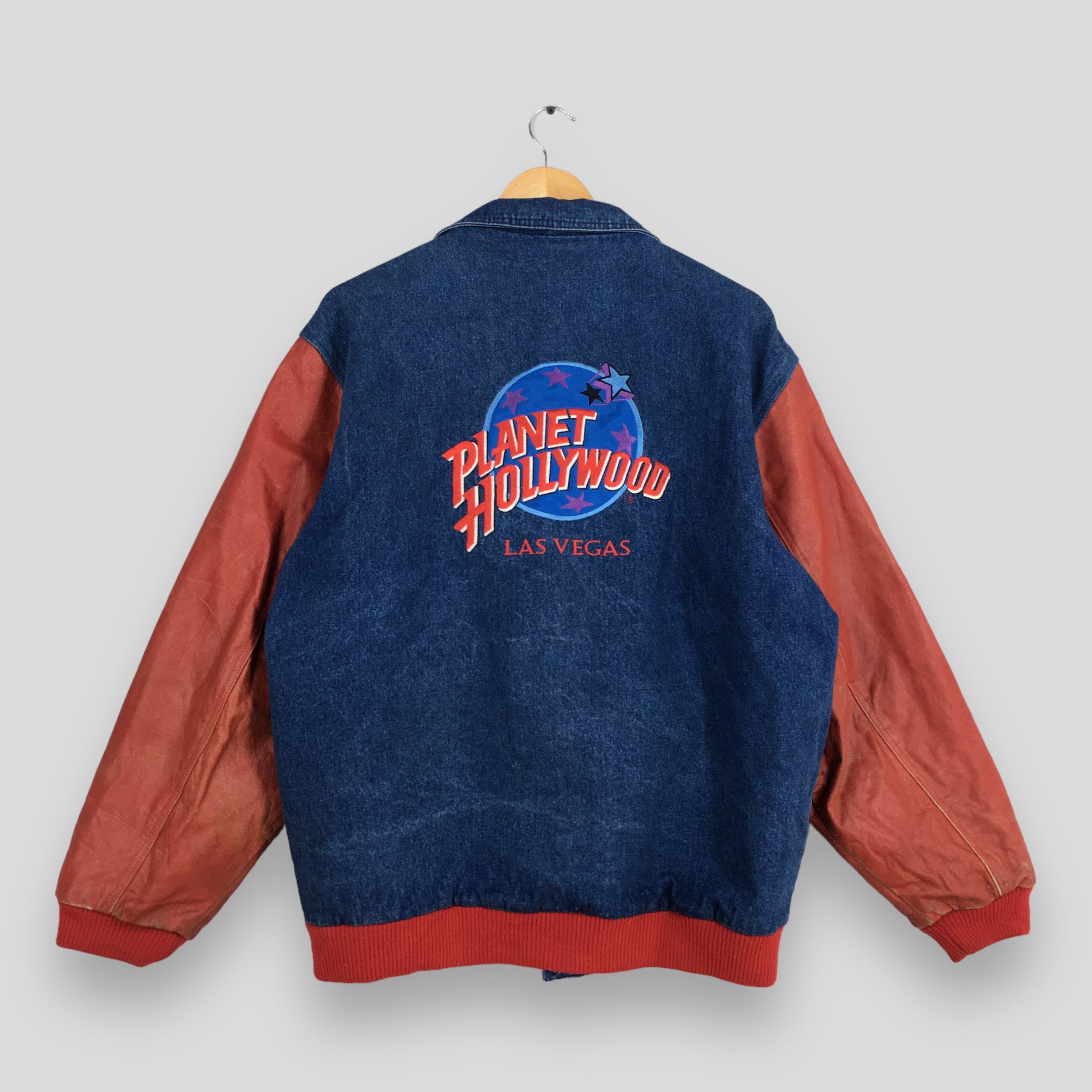Planet Hollywood Leather Jacket - Etsy