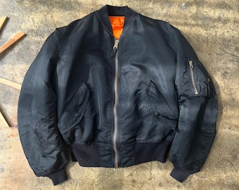 Vintage FW 88/89 Emporio Armani Shearling Flight Bomber Jacket