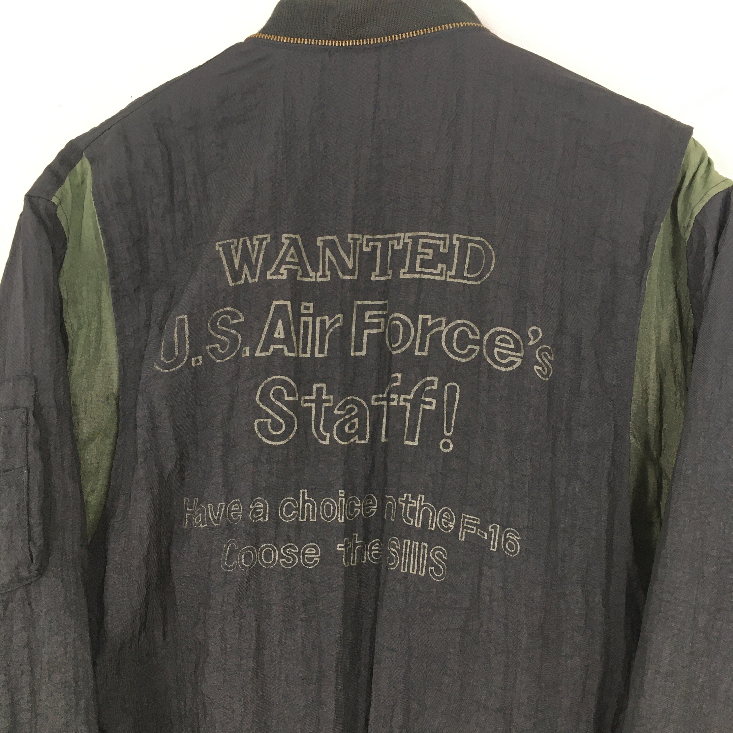 Houston US Air Force Bomber Jacket Type B-15D Medium Vintage - Etsy