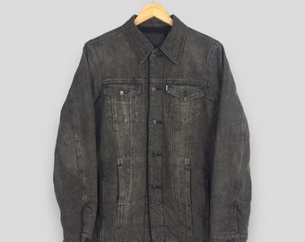 Vintage 1980s Work Wear Jeans Chore Labour Jacket Large Denim