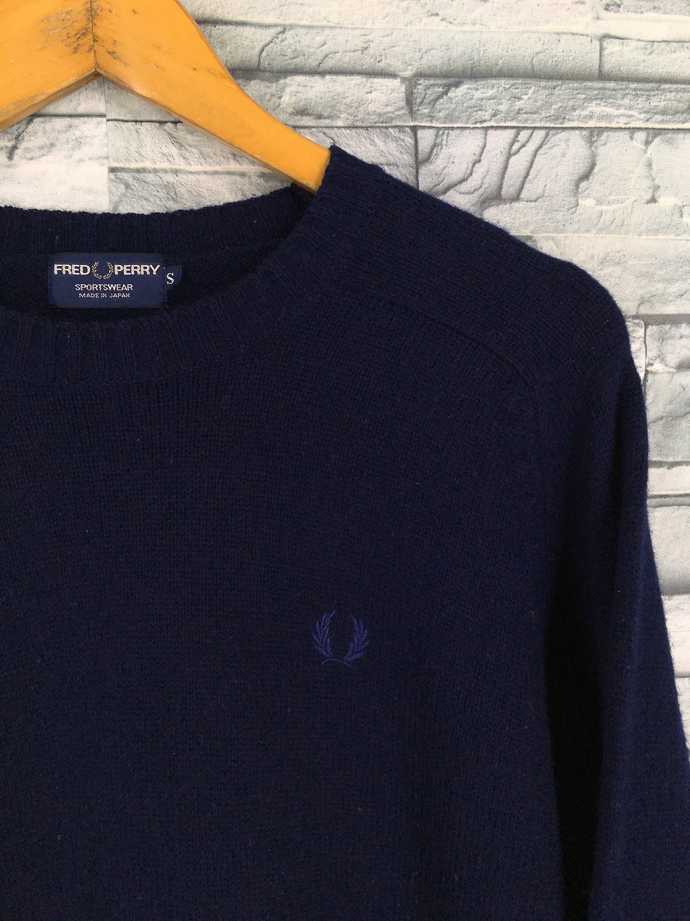 Vintage Fred Perry Sportswear Jumper Blue Small 1990s Fred | Etsy