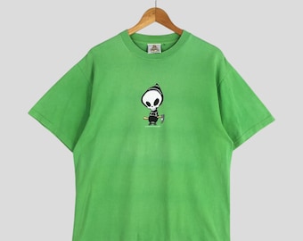 Vintage Y2K Menace Blind Skateboard T shirt Medium Blind Skateboarding Grim Reaper Hawaii Beach Printed Shirt Streetwear Skater Tees Size M