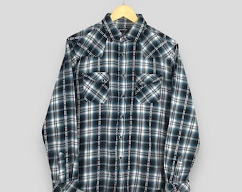 Vintage 1950s Donegal Rayon Cotton Loop Collar Shirt Mens S/M