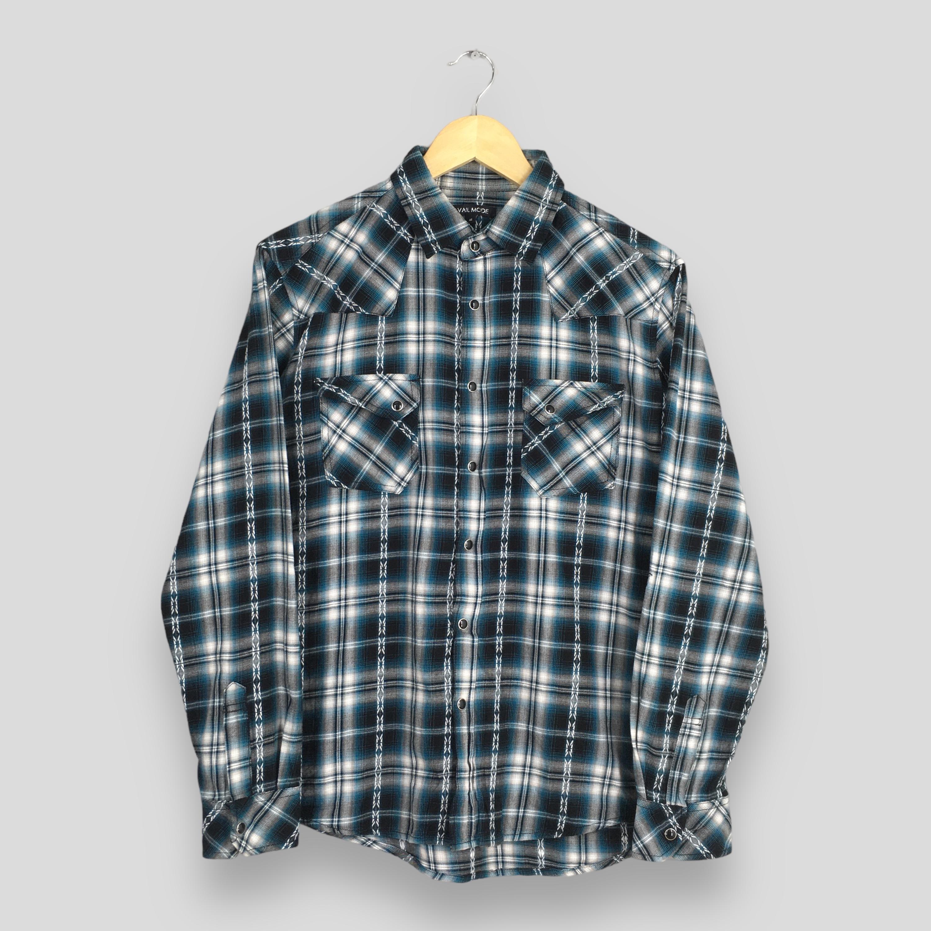 Vintage Rayon Shadow Plaid Shirt - Etsy Vintage Rayon Shadow Plaid Shirt - Etsy