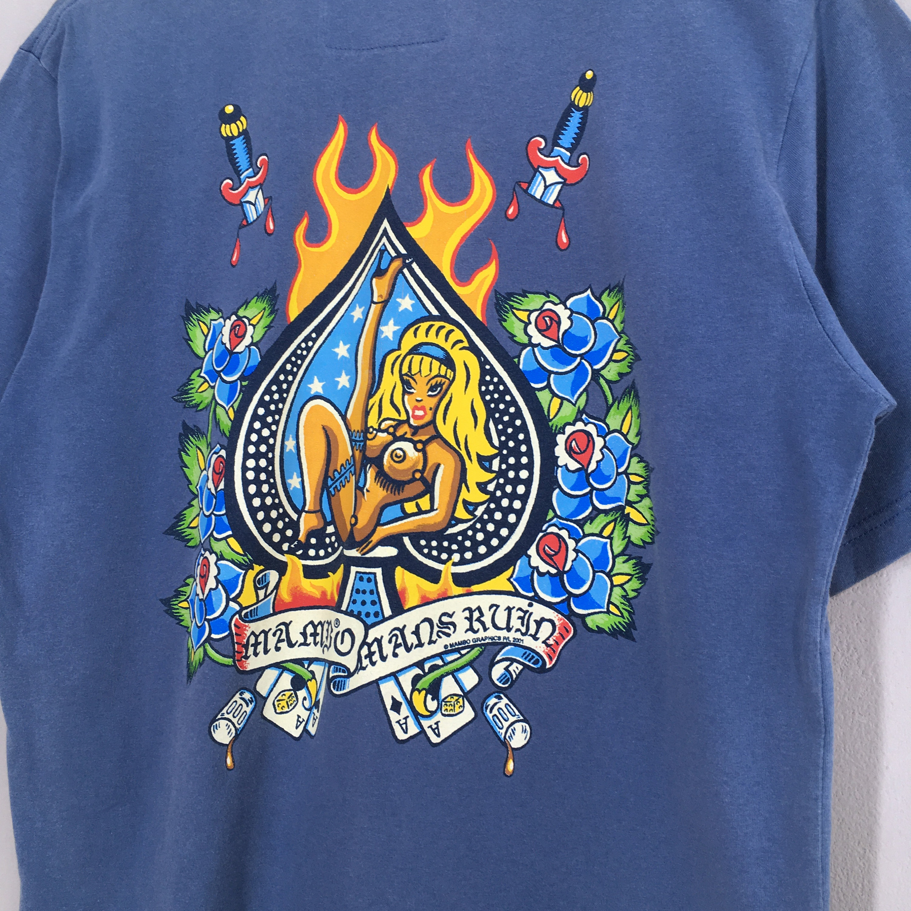 Buy Vintage Mambo Australia Man's Ruin Pop Art Tshirt Small