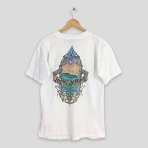 Vintage 80&#39;s Local Motion Hawaii Surf White T shirt Medium Local Motion Hawaiian Surfboards Aloha Beach Tees Surfing Ocean Wave Tee Size M