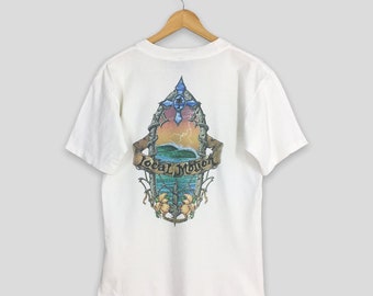 Vintage jaren 80 Local Motion Hawaii Surf wit T-shirt medium Local Motion Hawaiian surfplanken Aloha Beach Tees surfen Ocean Wave Tee maat M