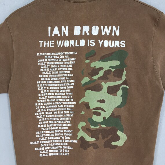 ヴィンテージ Y2K イアン・ブラウン The World Is Yours Tシャツ S ザ