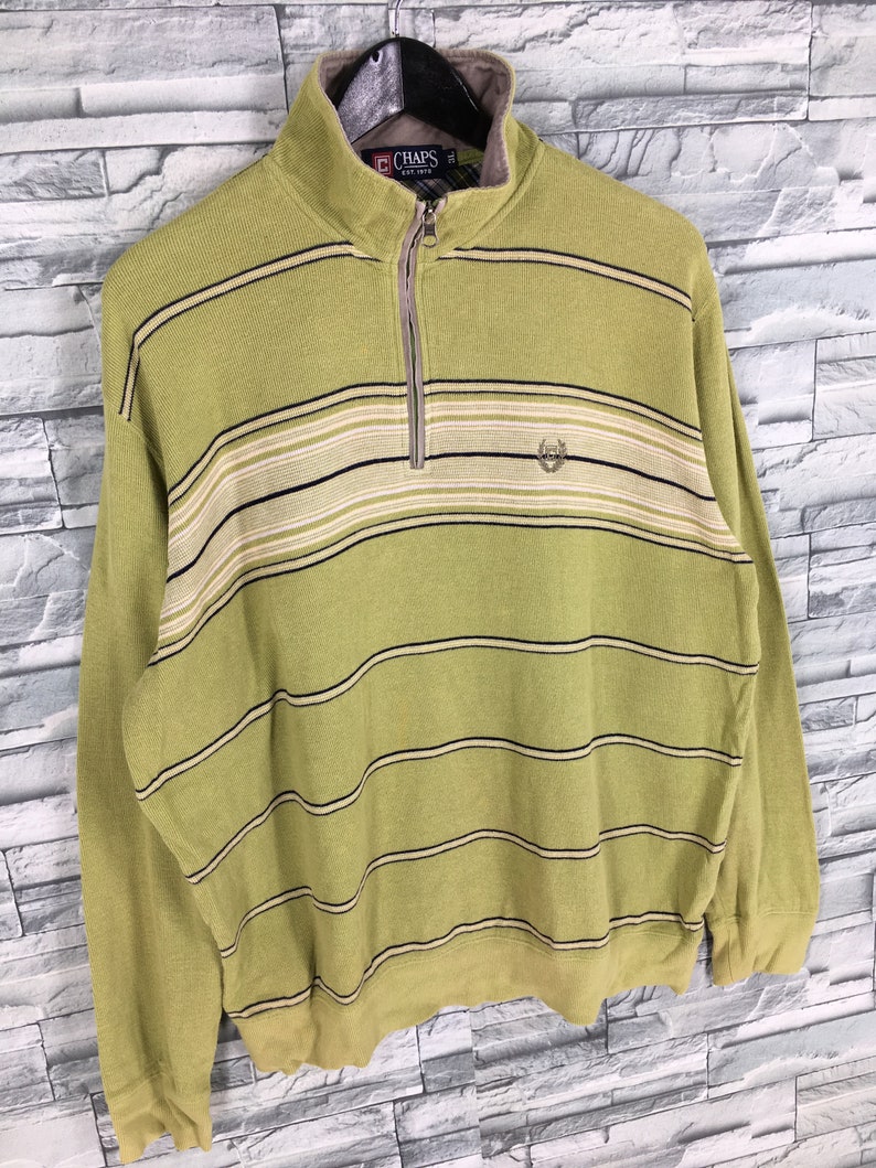 Vintage 90's Chaps Ralph Lauren Green Sweater Xlarge Ralph | Etsy