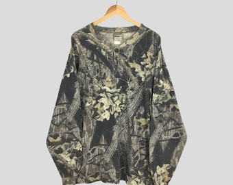 トップス 90s jerzees mossy oak real tree sweat m Vintage 90s Jerzees Outdoors Mossy Oak Camo Sweatshirt