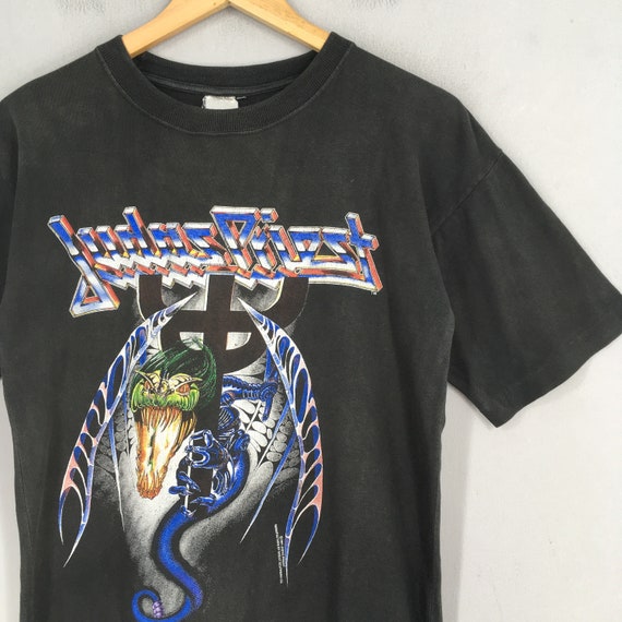 Vintage 90's Judas Priest Painkiller Rob Halford T Shirt Large