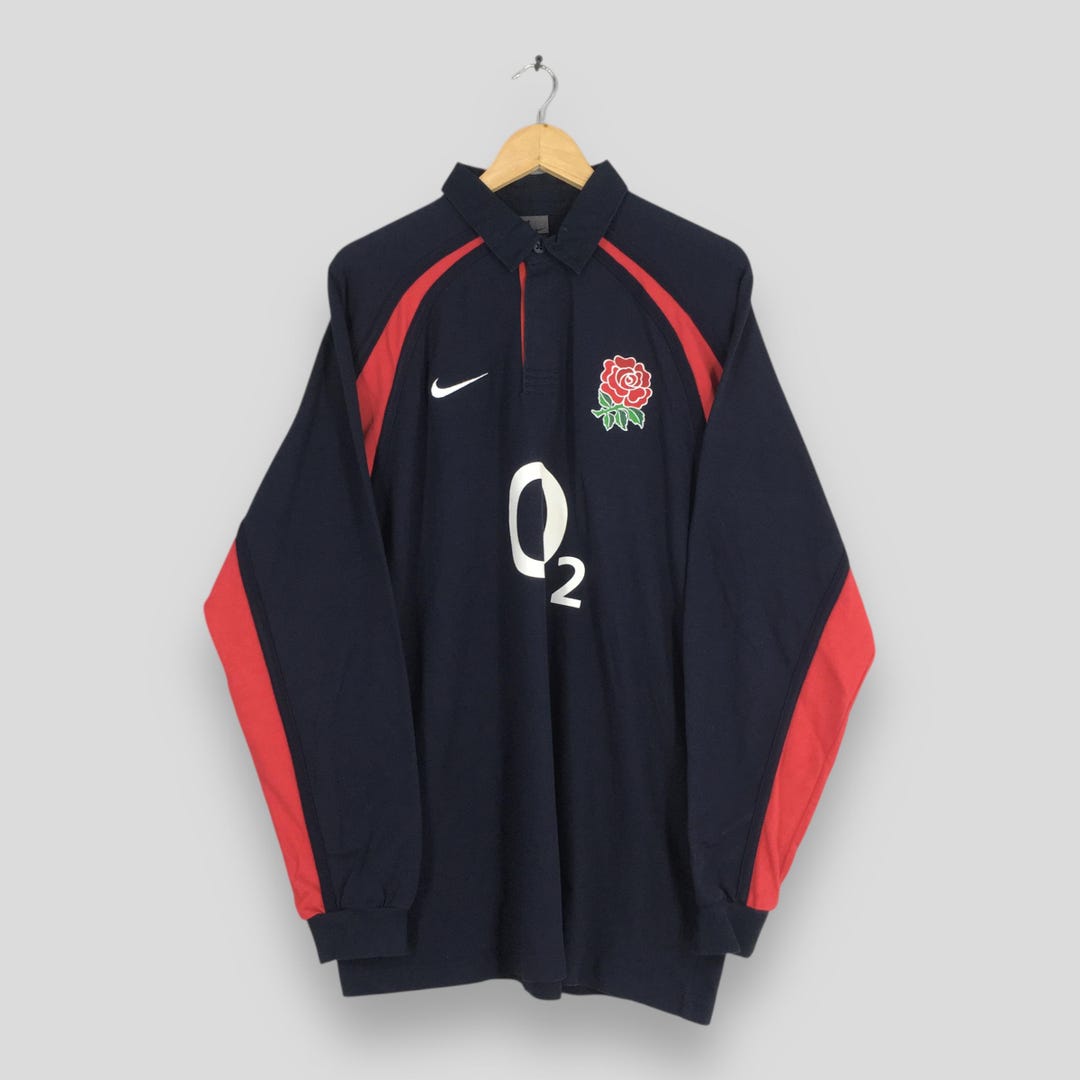 ウェア 2001-02 ENGLAND RUGBY AWAY SHIRT LS NIKE World Rugby Shirts | 2001 England Away Vintage Old Retro Jerseys