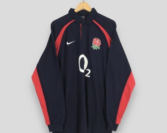 ヴィンテージ ナイキ O2 イングランド ラグビー ジャージ ポロ