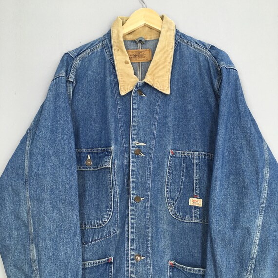 極上◎90s【USA製】Levi's チョアコート　カバーオールvintage Levi's リーバイス チョアコート Z1859 ダークインディゴ リンス