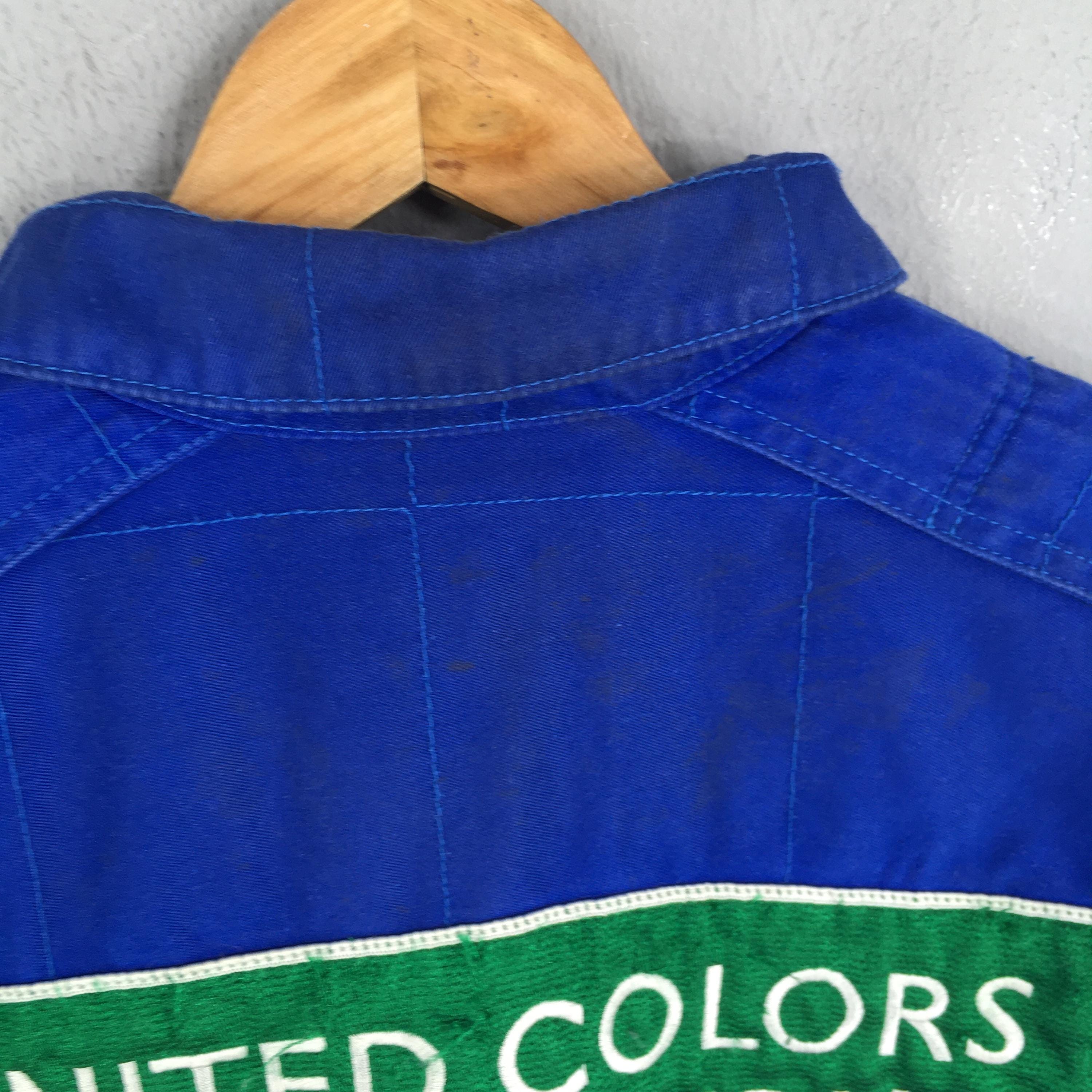 Vintage 90s Benetton Formula 1 Multicolor Jacket Large F1 Grand 