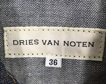DRIES VAN NOTEN デニム風カバーオール