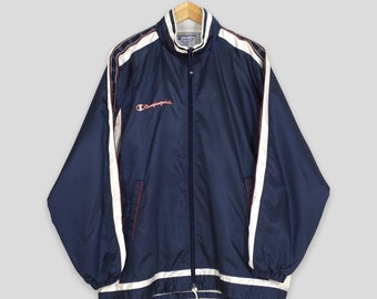 Vintage 90s Champion Hoodie Jacket Windbreaker Large Champion