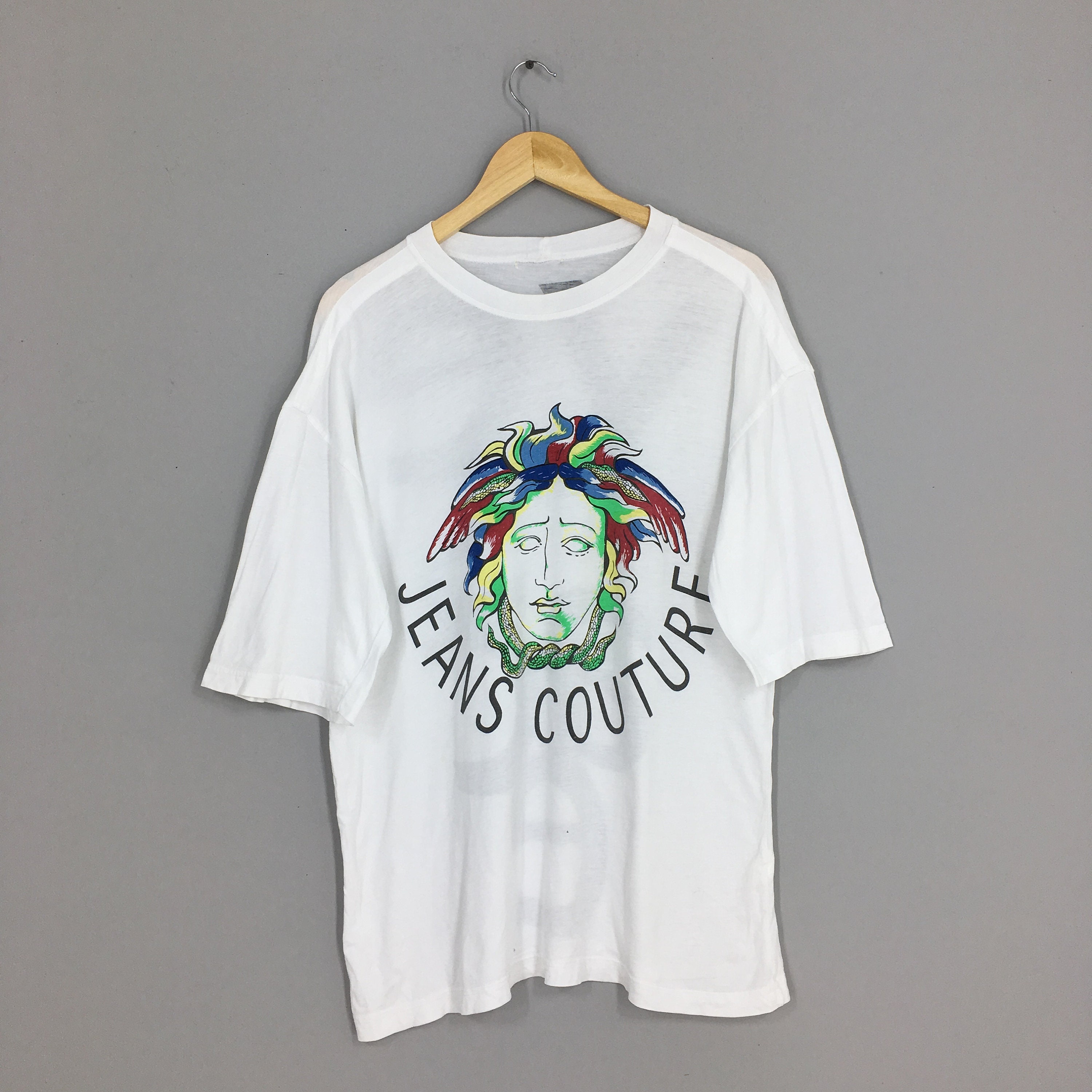 Vintage Versace White Tshirt Medium 