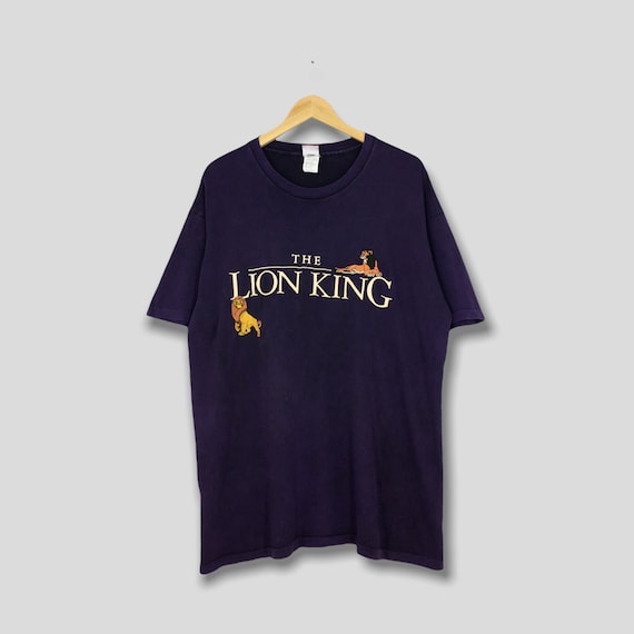 Vintage 90's the Lion King Disney Purple Tshirt Xlarge Lion Vintage 90's the Lion King Disney Purple Tshirt Xlarge Lion