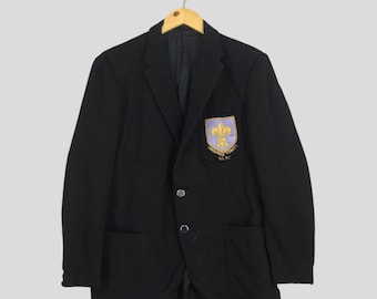 60’s Rayon Gabardine Jacket Vintage 1960s Worker Gabardine Rayon Jacket Medium 50s Workwear