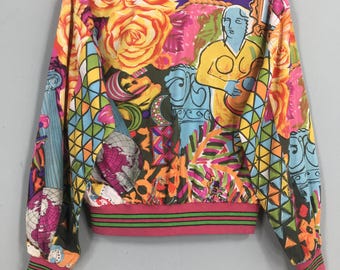 Vintage 90s Ficce Uomo Yoshiyuki Konishi Baroque Jacket Medium
