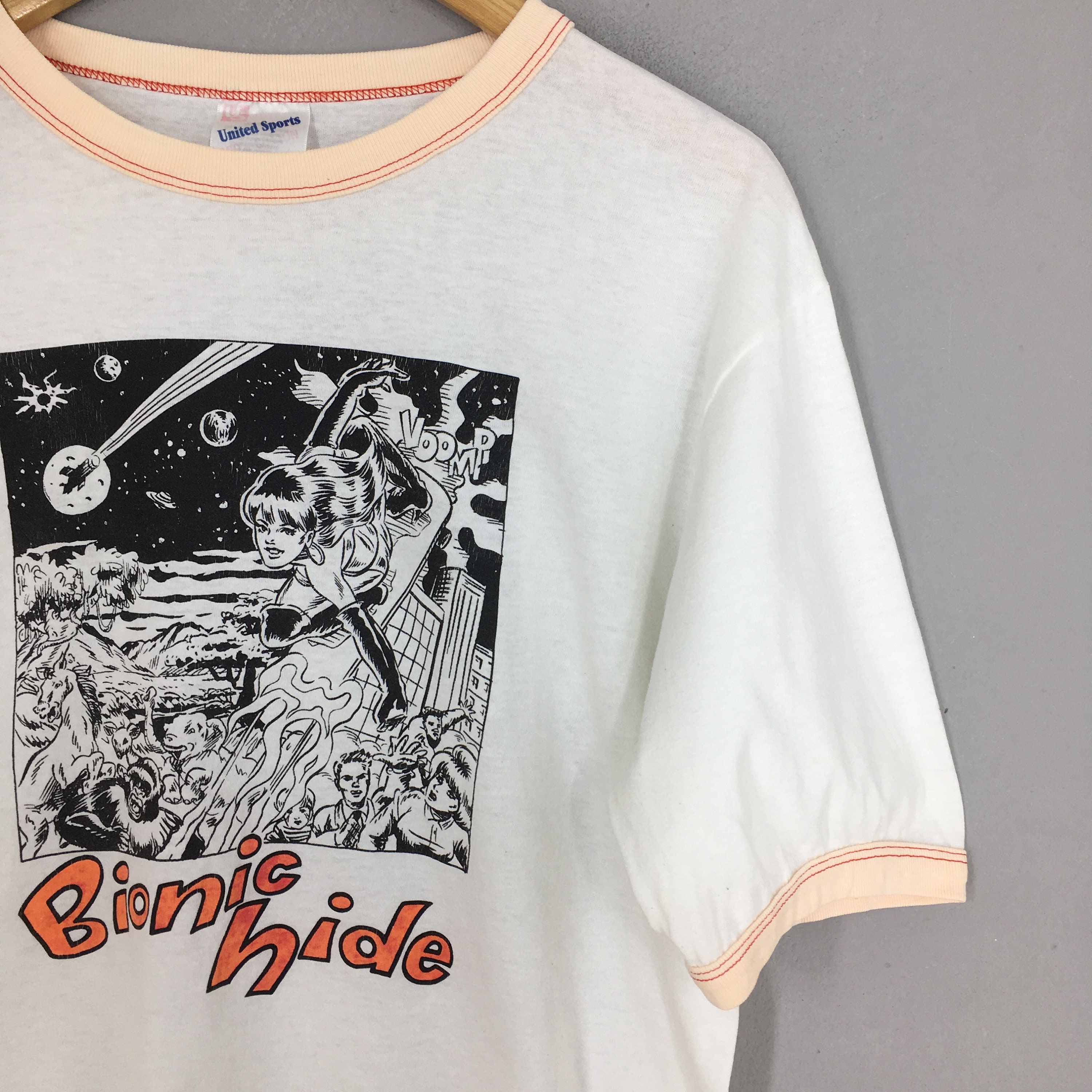 90年代ヴィンテージ X JAPAN Hide ゴス ロック メタルバンド Tシャツ L