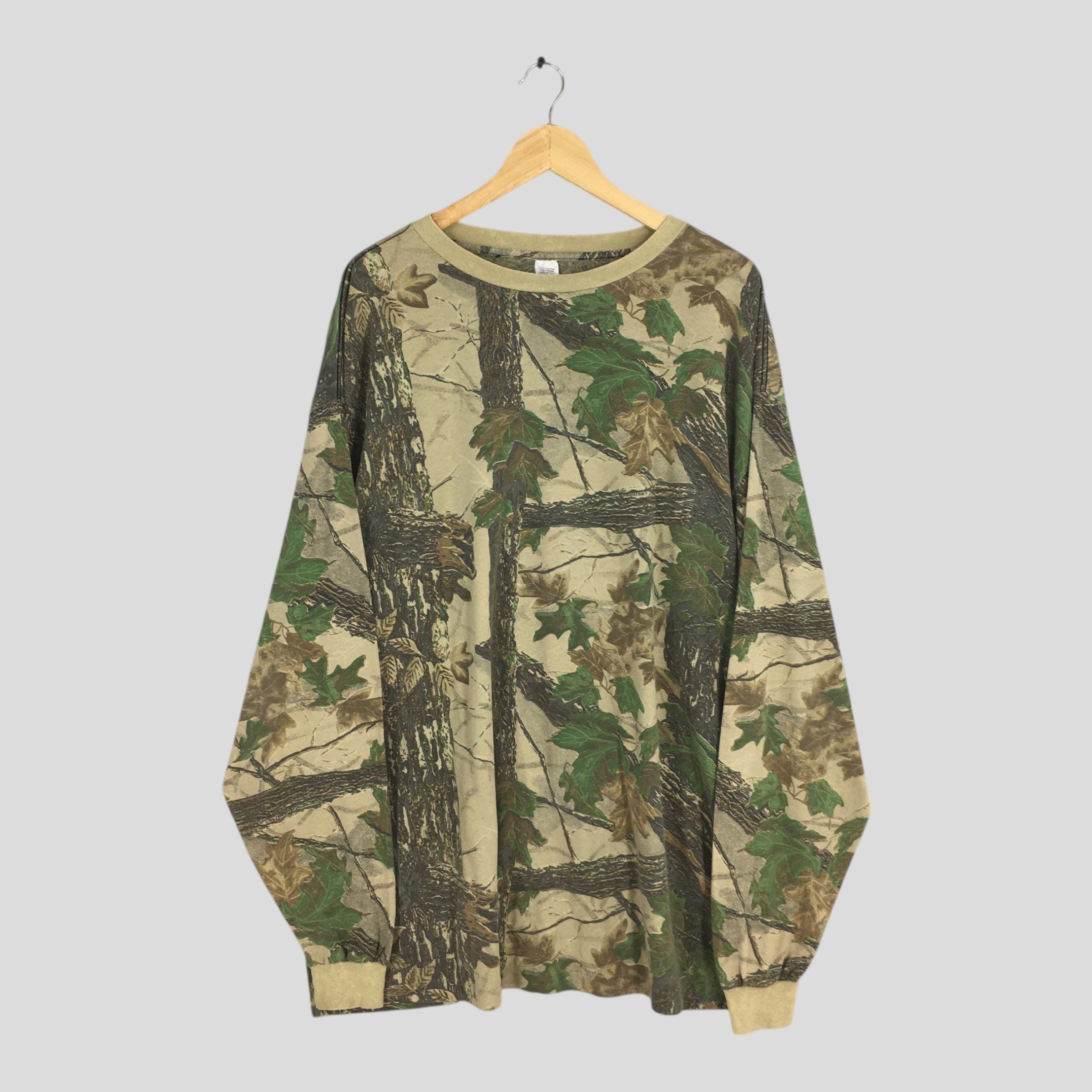 ヴィンテージ 90年代 リアルツリー カモ ロングスリーブ Tシャツ 2XL 