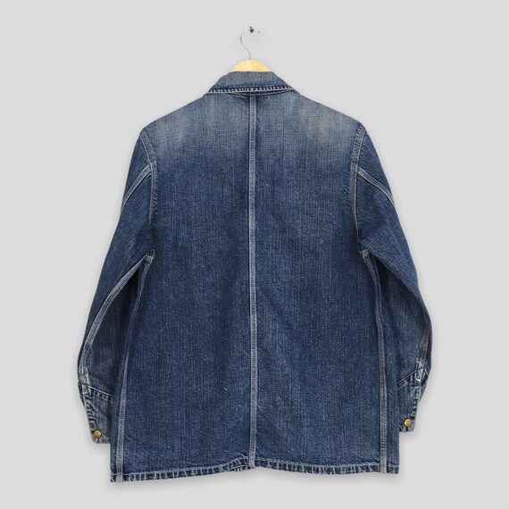 Vintage 90's Carhartt Denim Chore Workwear Jacket Large