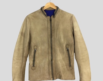 Vintage Schott NYC Brown Suede Leather Jacket Medium 90's Schott