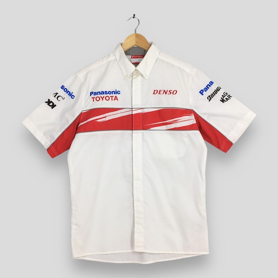 Vintage Panasonic Toyota Racing Shirt Medium JDM Toyota Racing Pit