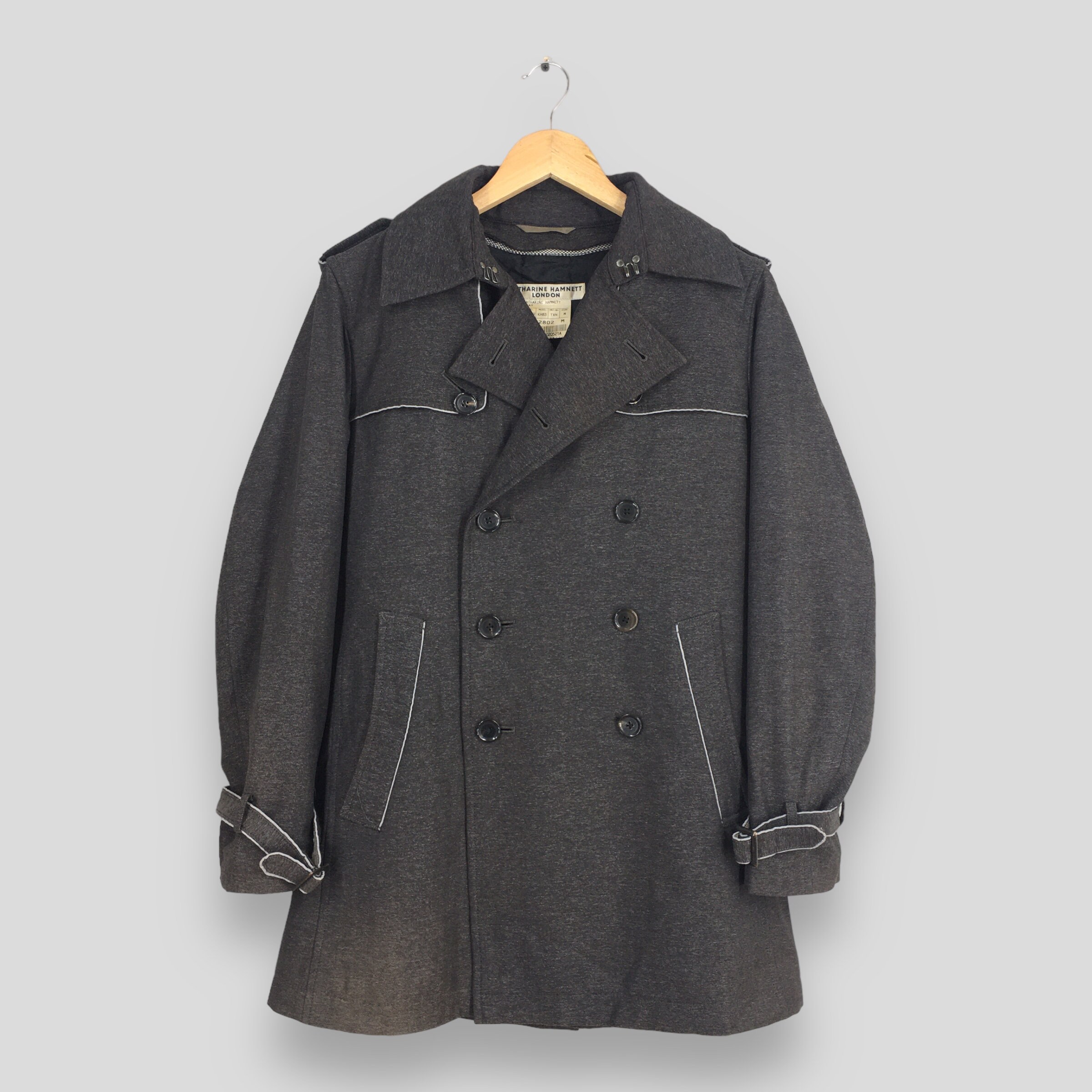 ジャケット・アウター katharine hamnett london long coat Vintage Katharine Hamnett London Women Long Jacket Medium