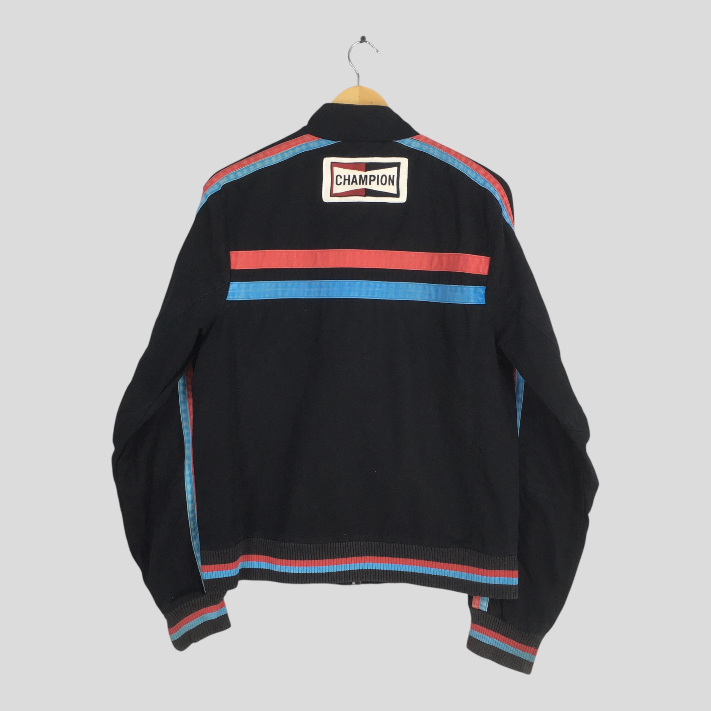 Vintage Puma Stp Dodge the Racers Edge Blue Cotton Jacket Medium