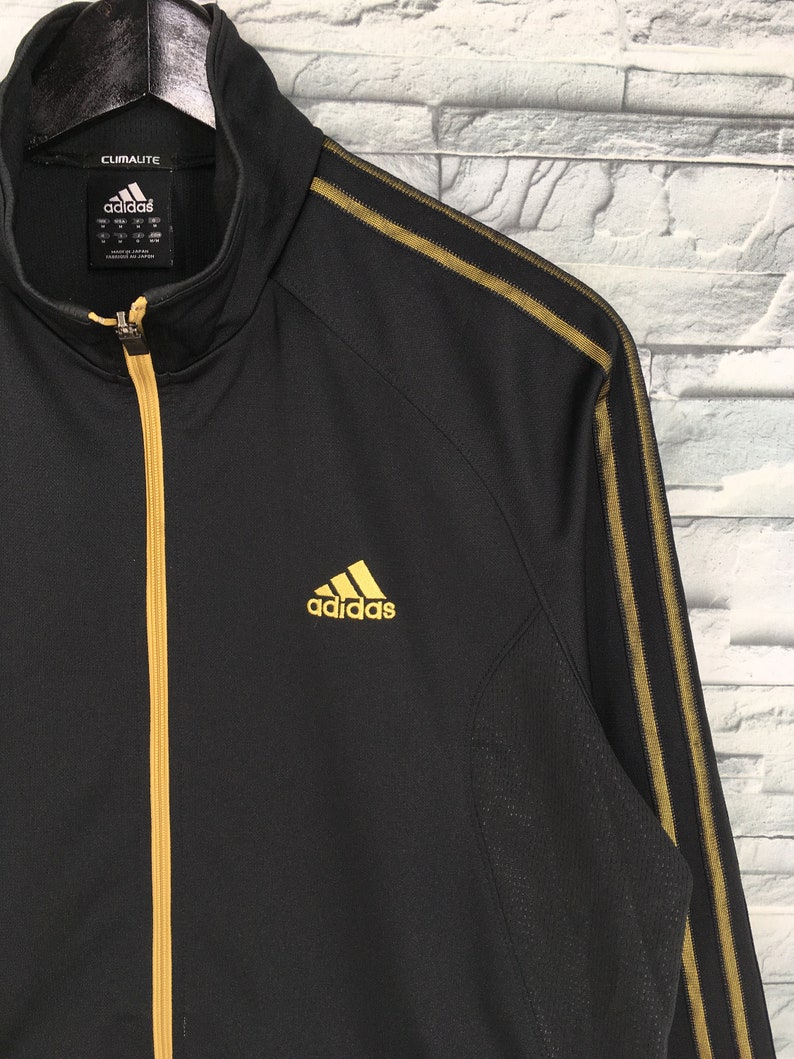 Vintage Adidas Equipment Track Top Jacket Black Mens Medium - Etsy