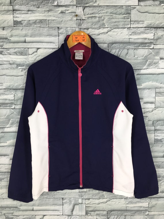 adidas three stripe jacket women's