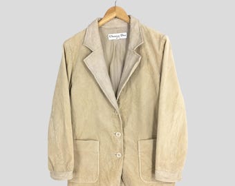 Vintage 90s Christian Dior Windbreaker Jacket Medium 80's Dior