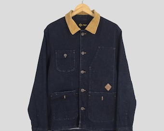 Vintage 80s Jean of Plantation Issey Miyake Denim Jacket Medium