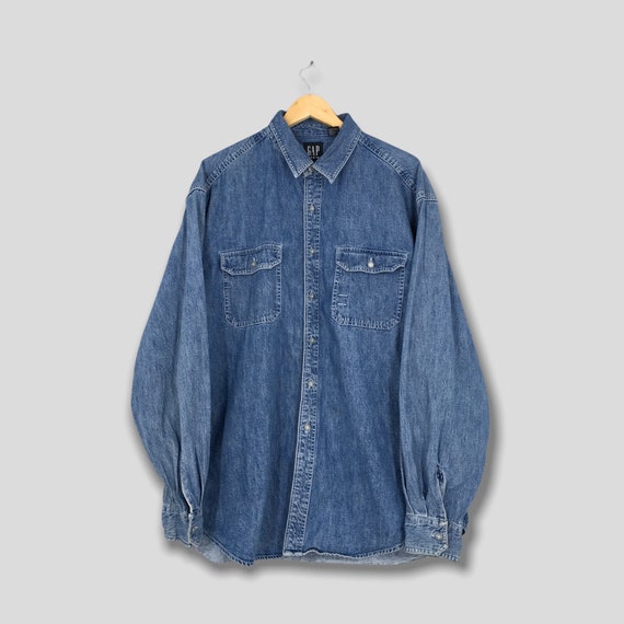 トップス \"90s old GAP\" double flap L/S shirt M $_57.PNG?set_id=880000500F