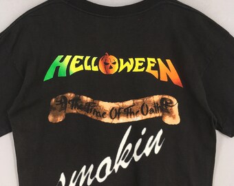 90s HELLOWEEN The Time Of The OATH Tシャツ Vintage 90s Helloween Shirt Large The Time Of The Oath | eBay