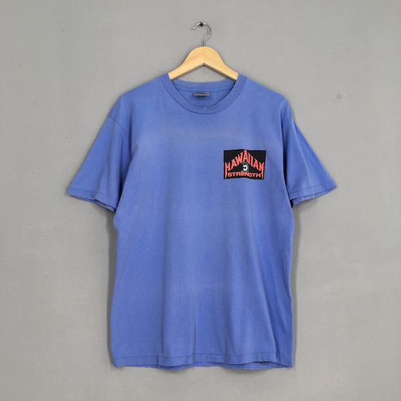 Vintage 90s Hawaiian Strength Hanohano Tshirt Men… - image 3