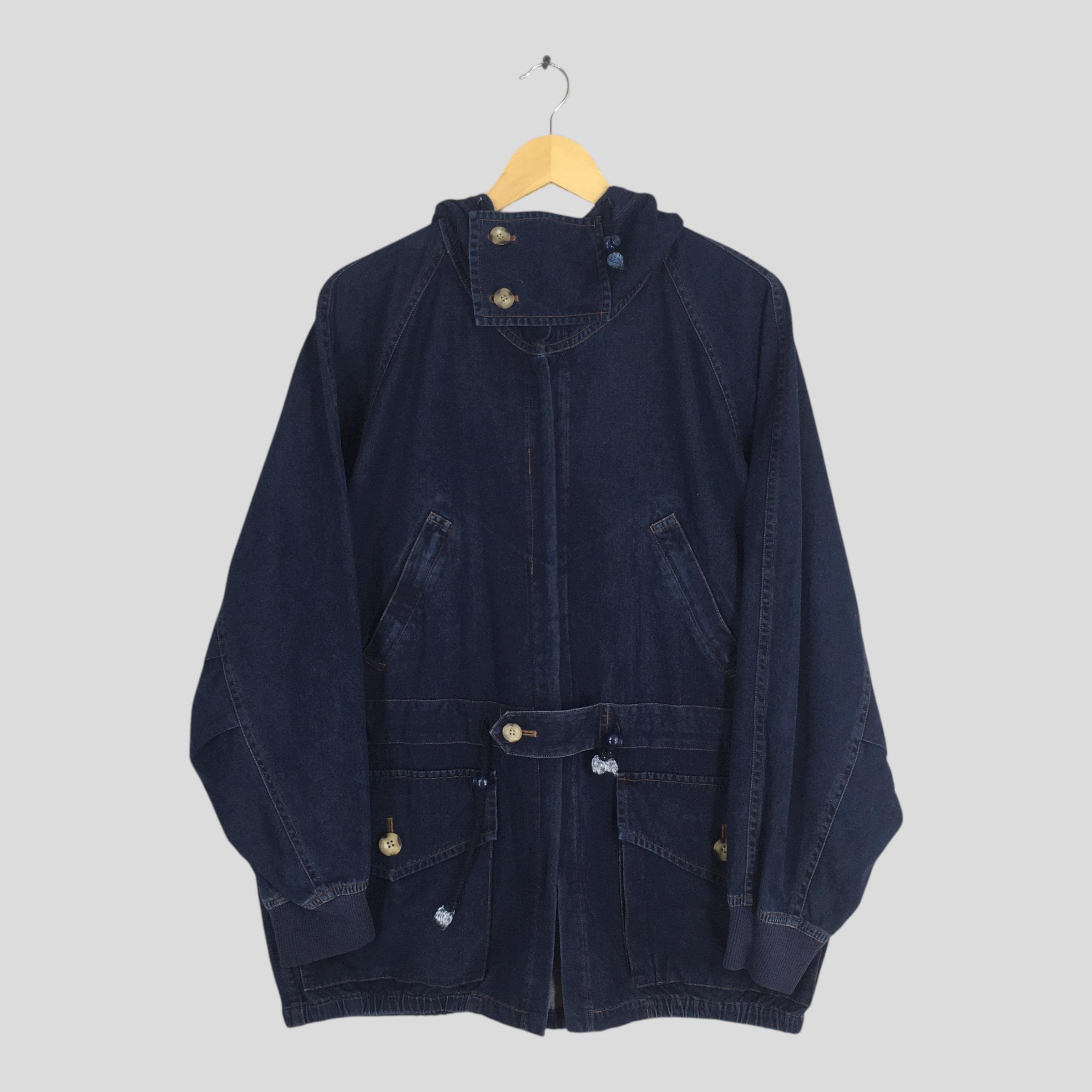 Vintage 1980s Jean of Plantation Issey Miyake Indigo Denim Jacket