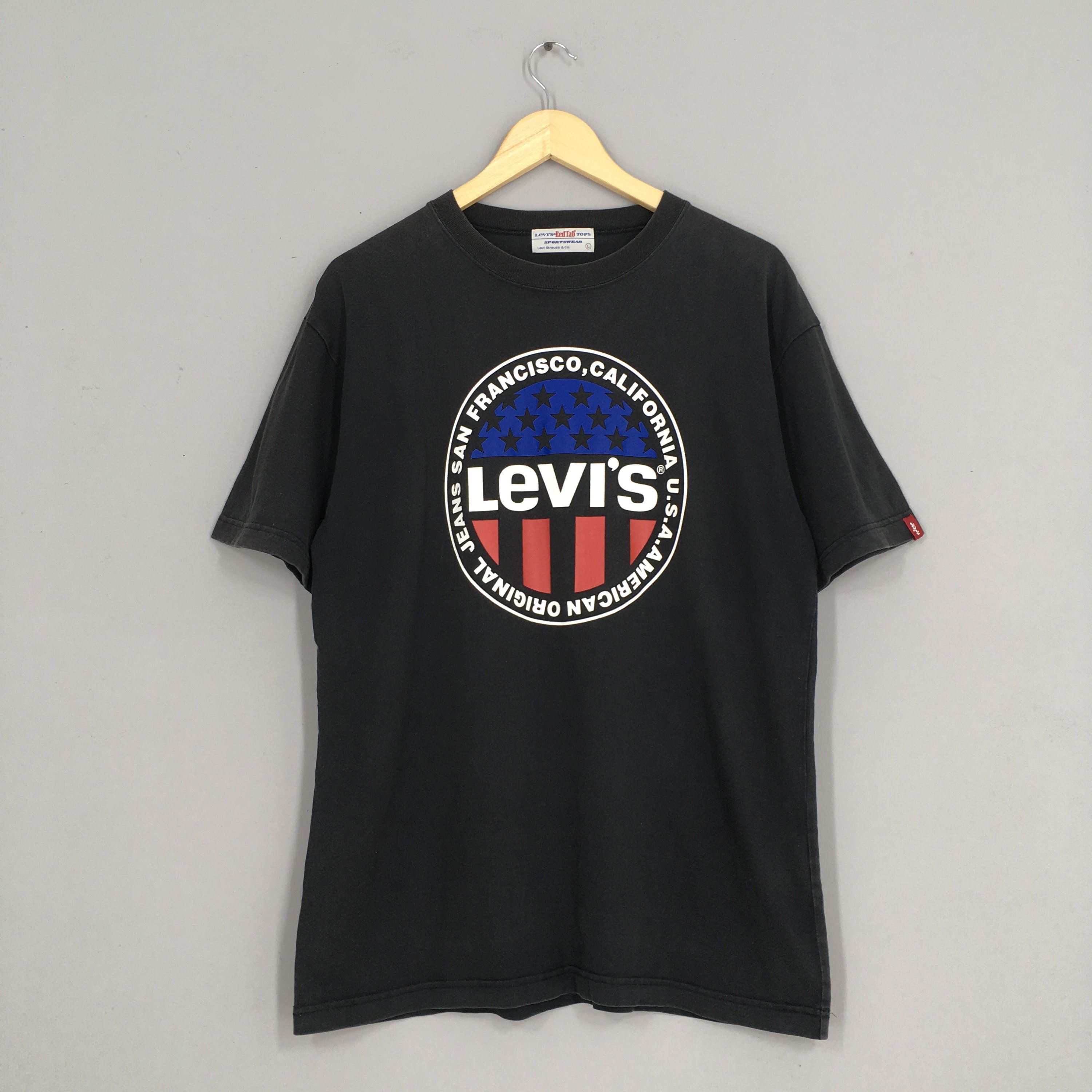 Vintage 90 s Levis Jeans Tshirt Large Levis Usa Union Made Levis