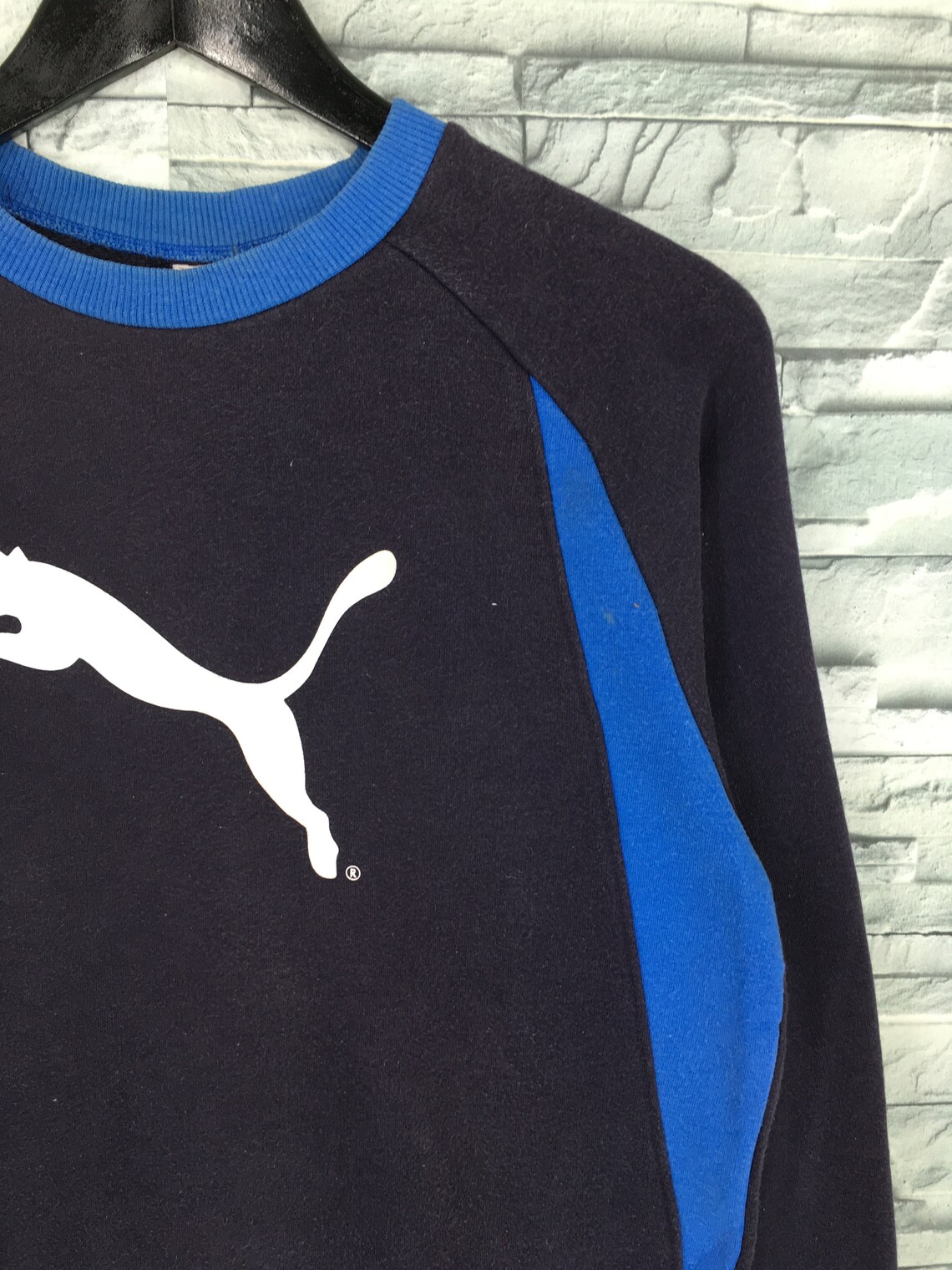 Vintage Puma Sweatshirt Medium Ladies Puma Sport Big Logo 90s - Etsy