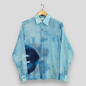 Vintage Paul Smith London Big Lips Cotton Shirt Medium Paul Smith Formal Oxfords Casual Longsleeve Men Button Up Size M