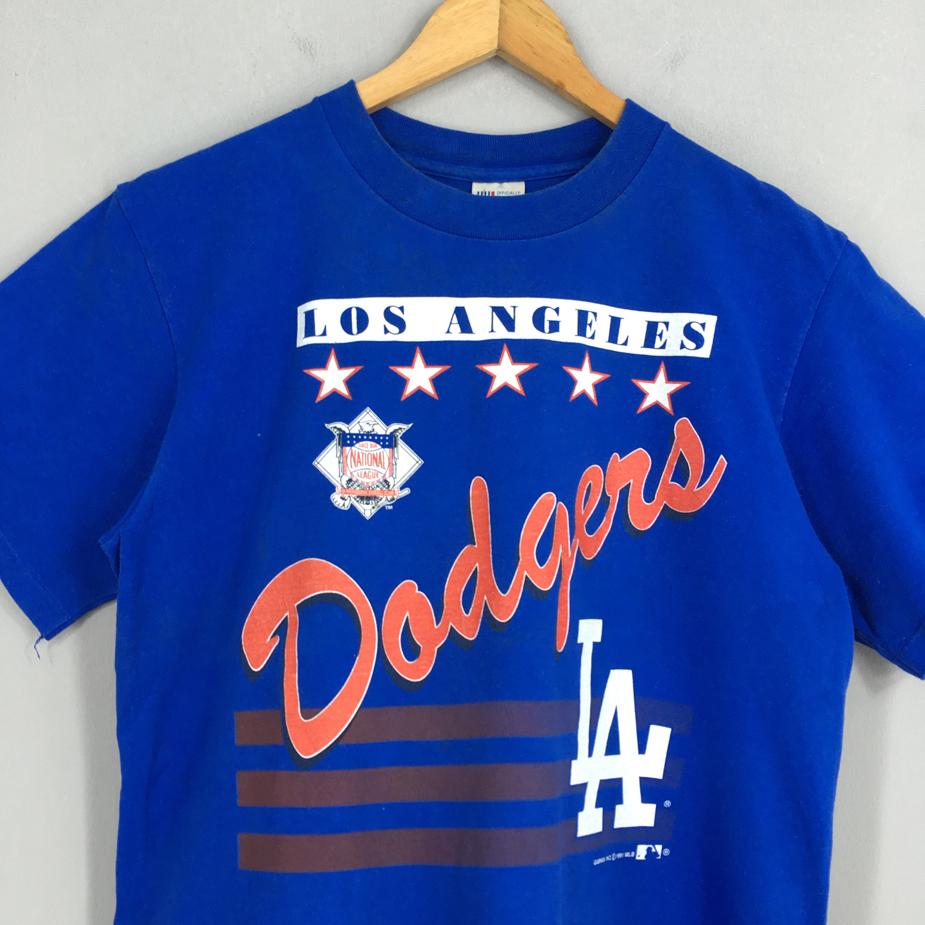 ウェア Vintage 90s LA Dodgers polo shirt s-l400.jpg